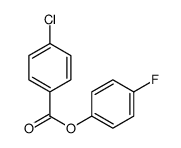 4-fluorophenyl 4-chlorobenzoate Structure