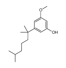 3-(2,6-dimethylheptan-2-yl)-5-methoxyphenol结构式