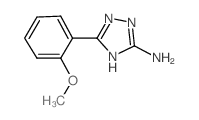 5-(2-甲氧基苯基)-4H-1,2,4-三唑-3-胺结构式