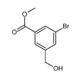 3-溴-5-(羟甲基)苯甲酸甲酯结构式