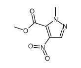 1-甲基-4-硝基-1H-吡唑-5-羧酸甲酯结构式