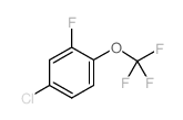 1-CHLORO-3-FLUORO-4-(TRIFLUOROMETHOXY)BENZENE Structure