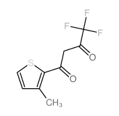 1,3-Butanedione,4,4,4-trifluoro-1-(3-methyl-2-thienyl)- Structure