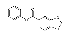 phenyl benzo[d][1,3]dioxole-5-carboxylate Structure