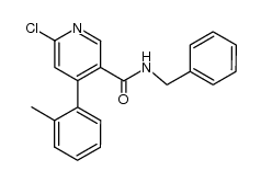 N-benzyl-6-chloro-4-(o-tolyl)nicotinamide结构式