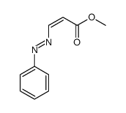 methyl 3-phenyldiazenylprop-2-enoate结构式
