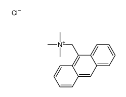 anthracen-9-ylmethyl(trimethyl)azanium,chloride结构式