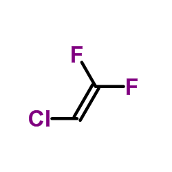 2-Chloro-1,1-difluoroethene Structure