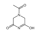 2,6-Piperazinedione,4-acetyl-(9CI) structure