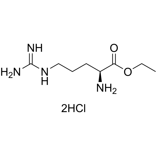 L-精氨酸乙酯盐酸盐结构式