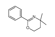 4,4-dimethyl-2-phenyl-5,6-dihydro-1,3-oxazine结构式