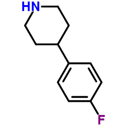4-(4-氟苯基)哌啶结构式
