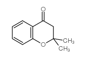 2,2-二甲基苯并二氢吡喃-4-酮结构式
