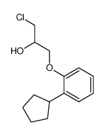1-chloro-3-(2-cyclopentylphenoxy)propan-2-ol Structure