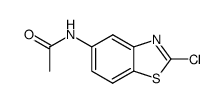 N-(2-chloro-benzothiazol-5-yl)-acetamide结构式