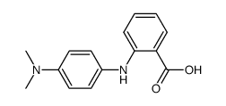 2-(4-dimethylamino-anilino)-benzoic acid结构式