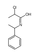 2-氯-N-(1-苯基乙基)丙酰胺结构式