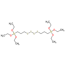 双-[γ-(三乙氧基硅)丙基]-四硫化物结构式