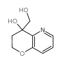4-羟甲基-3,4-二氢-2H-吡喃[3,2-B]吡啶-4-醇结构式