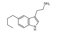 2-(5-Butyl-1H-indol-3-yl)ethanamine Structure