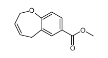 methyl 2,5-dihydro-1-benzoxepine-7-carboxylate结构式