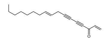heptadeca-1,9-dien-4,6-diyn-3-one结构式