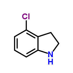 4-Chloroindoline Structure