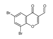 6,8-二溴-3-甲酰色酮结构式