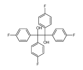 1,1,2,2-tetrakis(4-fluorophenyl)ethane-1,2-diol结构式