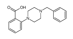 2-(4-苄基-1-哌嗪)-苯甲酸结构式
