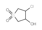 3-氯-4-羟基四氢噻吩-1,1-二氧化物结构式