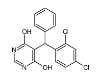 5-[(2,4-dichlorophenyl)-phenylmethyl]-4-hydroxy-1H-pyrimidin-6-one结构式