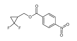 (2,2-difluorocyclopropyl)methyl p-nitrobenzoate结构式