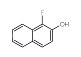2-Naphthalenol,1-fluoro- Structure