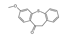 7-methoxydibenzo(b,f)thiepin-10(11H)-one Structure