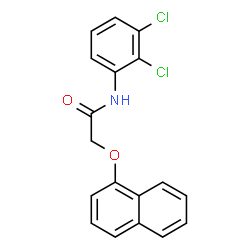 N-(2,3-dichlorophenyl)-2-(1-naphthyloxy)acetamide Structure