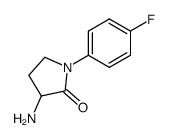 3-amino-1-(4-fluorophenyl)pyrrolidin-2-one Structure