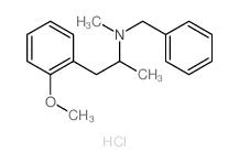 N-benzyl-1-(2-methoxyphenyl)-N-methyl-propan-2-amine结构式