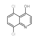 5,8-二氯-4-羟基喹啉结构式
