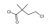 2,2-二甲基-4-氯丁酰氯结构式