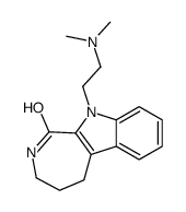 10-[2-(dimethylamino)ethyl]-2,3,4,5-tetrahydroazepino[3,4-b]indol-1-one Structure