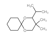 3,3-dimethyl-2-propan-2-yl-1,5-dioxaspiro[5.5]undecane结构式