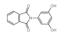 2-(3,5-dihydroxyphenyl)isoindole-1,3-dione结构式