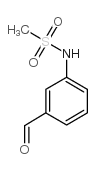 3-甲磺酰胺基苯甲醛结构式