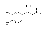 1-(3,4-二甲氧基苯基)-2-羟基-N-甲基乙基胺结构式