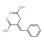 2-(苯基亚甲基)丁二酸结构式