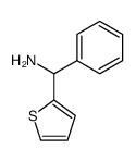 1-苯基-1-噻吩-2-基甲胺结构式
