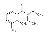 N,N-二乙基-2,3-二甲基苯甲酰胺结构式