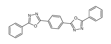 2-phenyl-5-[4-(5-phenyl-1,3,4-oxadiazol-2-yl)phenyl]-1,3,4-oxadiazole结构式