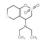 N,N-diethyl-9,9-dioxo-10-oxa-4,9$l^{6}-dithiabicyclo[4.4.0]dec-11-en-7-amine Structure
